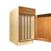 1 door and 1 drawer base cabinet with TRAY DIVIDERS
