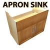 2 door apron sink base cabinet (*sink not included)