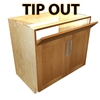 2 door 1 TIP OUT SINK base cabinet (*sink not included)