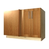 2 door blind corner base cabinet (LEFT side hinged with integrated filler)