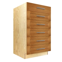 6 drawer base cabinet